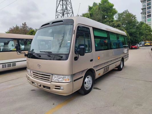 کیفیت  23 Seats Used Coaster Bus with Sealing Window Manual Transmission کارخانه