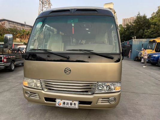 کیفیت  Golden Dragon Small Used Coaster Bus Mini 23 Seats Passenger Used Coach Bus کارخانه
