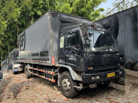 کیفیت  Japan ISUZU LHD Used Cargo Truck Manual 2nd Hand Cargo Van 4x2 Drive کارخانه