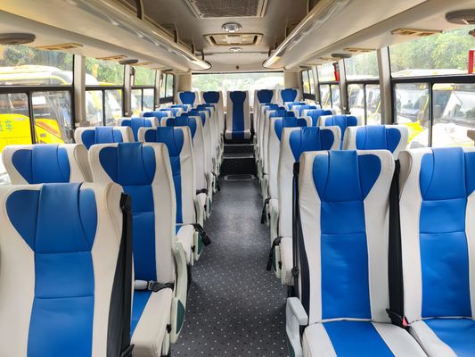 33 صندلی استفاده شده King Long Coaches XMQ استفاده شده اتوبوس های راننده چپ دست