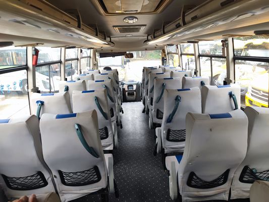 33 صندلی استفاده شده King Long Coaches XMQ استفاده شده اتوبوس های راننده چپ دست