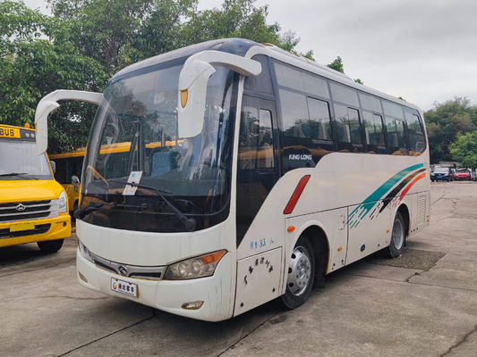 33 صندلی استفاده شده King Long Coaches XMQ استفاده شده اتوبوس های راننده چپ دست