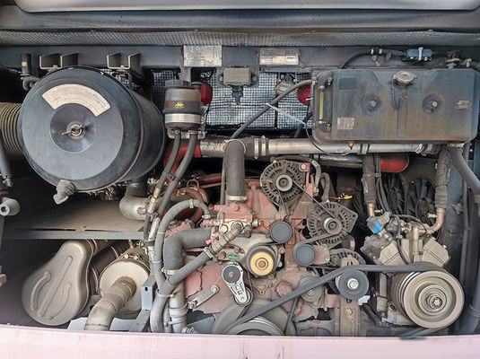 اتوبوس های استفاده شده رنگ صورتی لوکس یورو 5 LHD اتوبوس های استفاده شده دیزل برای فروش