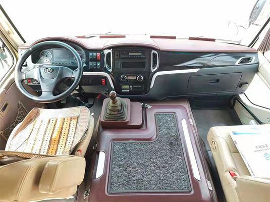 اژدها طلایی وانت های LHD استفاده شده دیزل AC استفاده شده اتوبوس های کوچک 19 صندلی