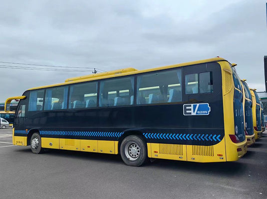 35-50 صندلی استفاده شده اتوبوس الکتریکی 150kw اتوماتیک FTTB100 دست دوم 35 صندلی اتوبوس