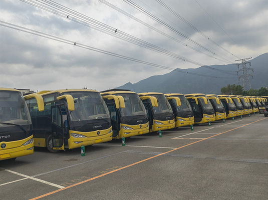 35-50 صندلی استفاده شده اتوبوس الکتریکی 150kw اتوماتیک FTTB100 دست دوم 35 صندلی اتوبوس