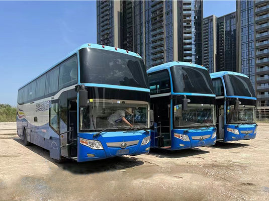 55-60 صندلی اتوبوس مسافربری استفاده شده 100 کیلومتر در ساعت اتوبوس های دست دوم با فرمان سمت چپ