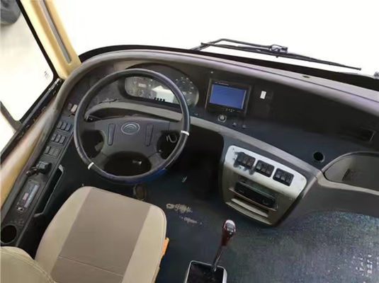 اتوبوس مسافربری استفاده شده با موتور یوکای 47 صندلی با گیرنده دستی اتوبوس شهری استفاده شده