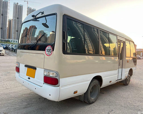 GAC 19 صندلی استفاده شده اتوبوس کوستر 6 متر LHD یورو 3 موتور دیزل 127hp استفاده شده مینی اتوبوس