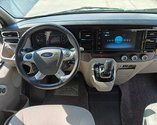 فورد ترانسيت 11 صندلي استفاده شده Hiace وانت تجارتي LHD 140hp موتور دیزل 103kw