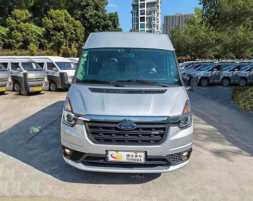 فورد ترانسيت 11 صندلي استفاده شده Hiace وانت تجارتي LHD 140hp موتور دیزل 103kw