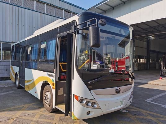 اتوبوس شهری الکتریکی Yutong 22-53seats اتوبوس عمومی با انتقال اتوماتیک اتوبوس ترانزیتی LHD