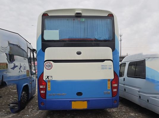 اتوبوس کوچ یوتونگ اتوبوس دیزل استفاده شده با قدرت موتور 220 کیلو وات 50 صندلی اتوبوس گردشگری استفاده شده