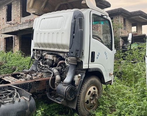 کامیون مورد استفاده ایزو ایلف 600p کامیون باربری 4KH1 موتور دیزل و بدن سفید