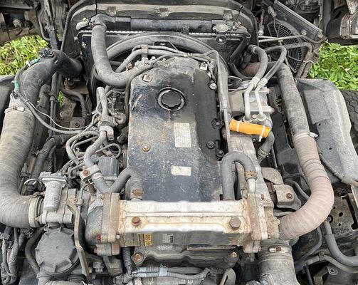 کامیون مورد استفاده ایزو ایلف 600p کامیون باربری 4KH1 موتور دیزل و بدن سفید