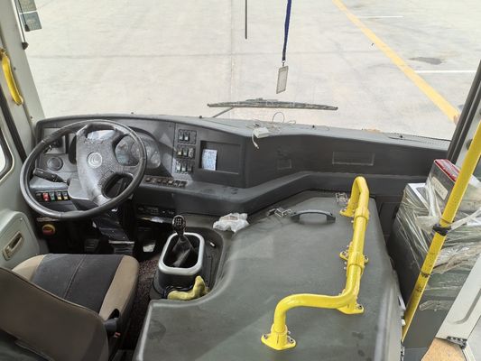 نوع سوخت دیزل 8 متر LHD استفاده شده اتوبوس شهری با انتقال پنج سرعت