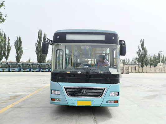 اتوبوس شهری دیزلی 8 متری فرمان چپ در وضعیت خوب، 19 صندلی مسافر، حداکثر سرعت 69 کیلومتر در ساعت