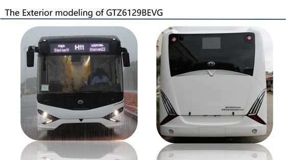 اتوبوس شهری برقی جدید EV 12 متری اتوبوس شهری LHD اتوبوس شهری برقی Zonson