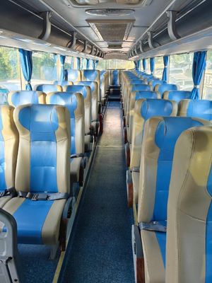 57-59 صندلی اتوبوس دست دوم 12 متری دو طبقه راحت با سوخت دیزل و وزن خالص 11800 کیلوگرم