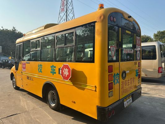 36 صندلی موتور دیزل زرد LHD ZK6669DX7 Uesd اتوبوس مدرسه ساخته شده در چین