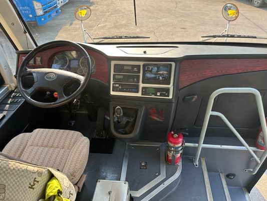36 صندلی موتور دیزل زرد LHD ZK6669DX7 Uesd اتوبوس مدرسه ساخته شده در چین