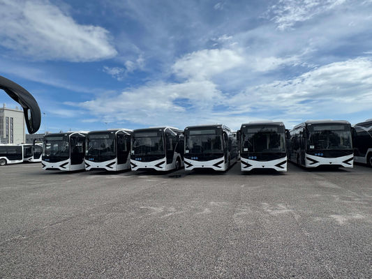 Electric Engine Type Used Commercial Buses with 19 1 Seating Capacity and LHD Steering Position