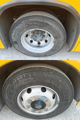 56 صندلی اتوبوس مدرسه ای زرد با صندلی چرخدار و سوخت دیزل