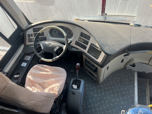 اتوبوس زرد کینگ لانگ استفاده شده: چیدمان 63 صندلی، موتور یوچای و گیربکس دستی