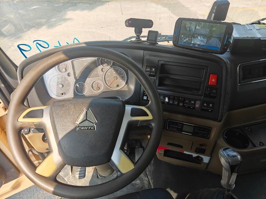 کامیون کمپرسی هوو دو صندلی زرد رنگ دست دوم تولید سال 2019