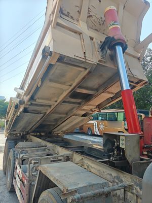 کامیون کمپرسی هوو دو صندلی زرد رنگ دست دوم تولید سال 2019