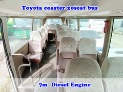 اتوبوس مستعمل Coaster toyota با گیرنده دستی و سوخت دیزل نوع 23 صندلی LHD